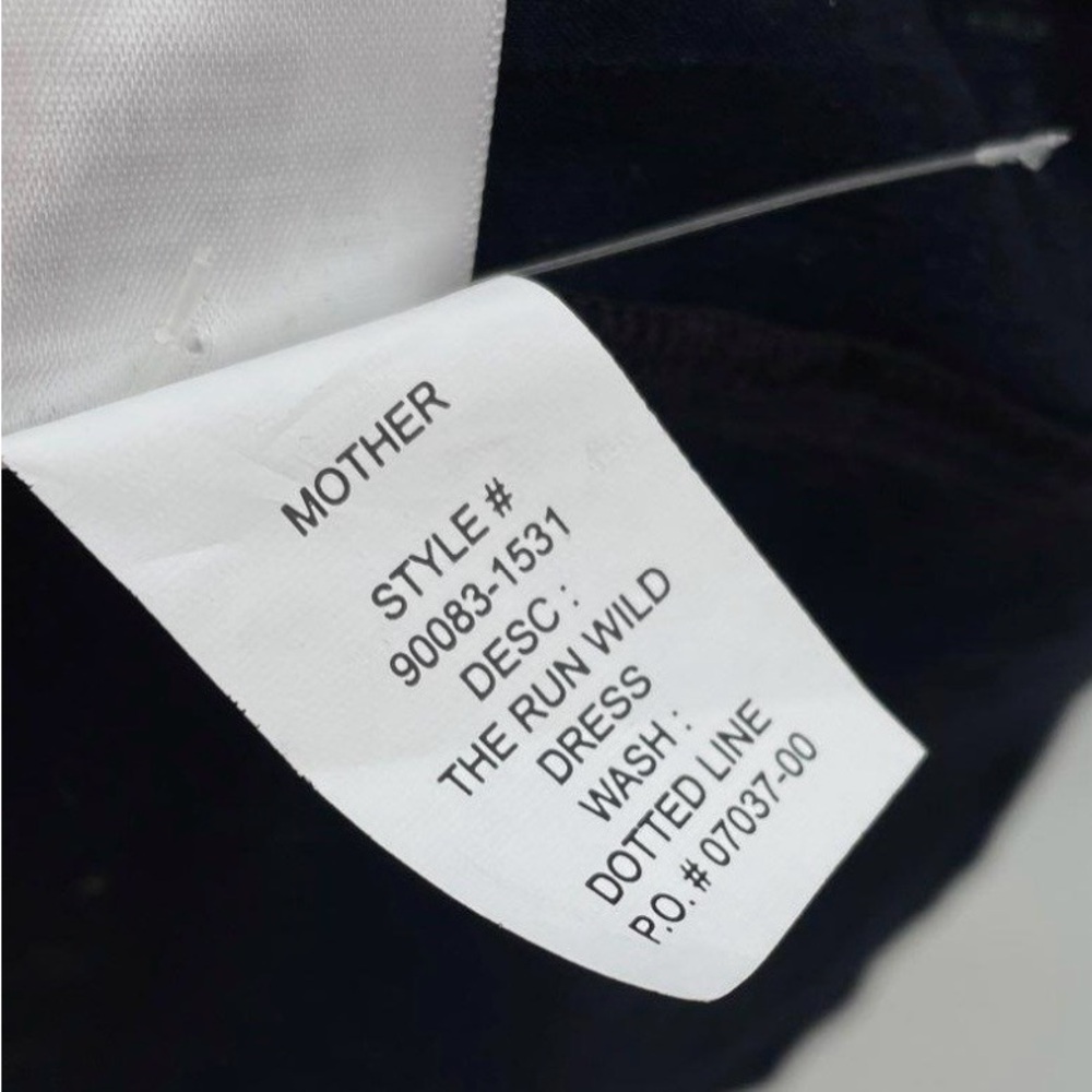 MOTHER The Run Wild Dot Line Cotton Dress - Picture 7 of 7